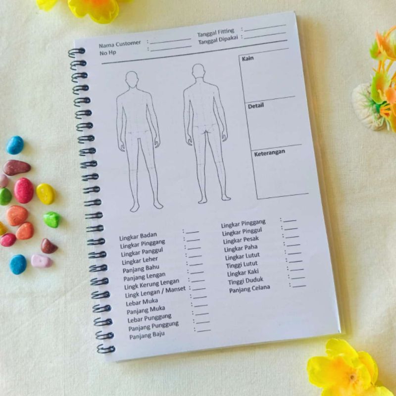 

BUKU DATA PENGUKURAN DAN MODEL BUSANA JAHITAN Isi 100 Konten