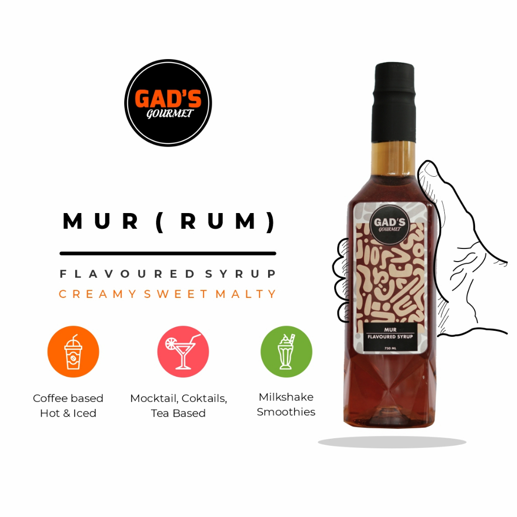 

Syrup Rum/Mur Gad's Gourmet 750ml