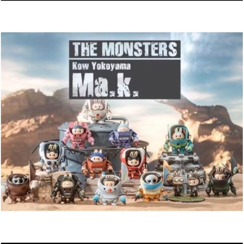 Pop Mart Labubu The Monster Kow Yokoyama Ma.K Blindbox Labubu Robot