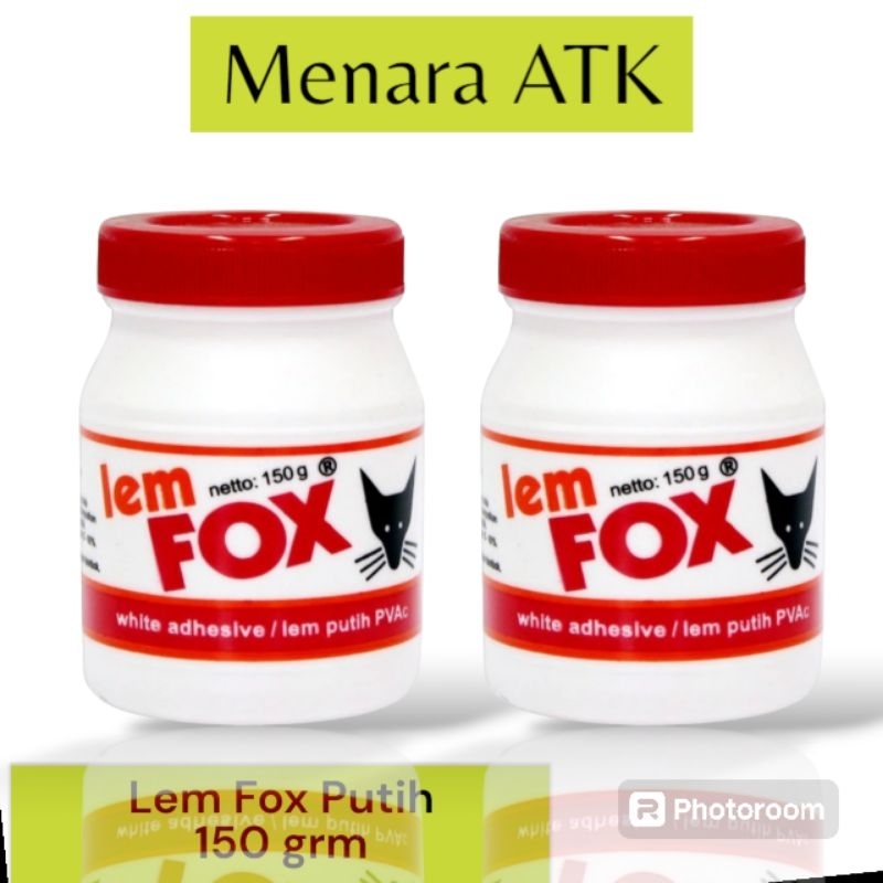 

Lem Fox Botol Putih 150 grm Original