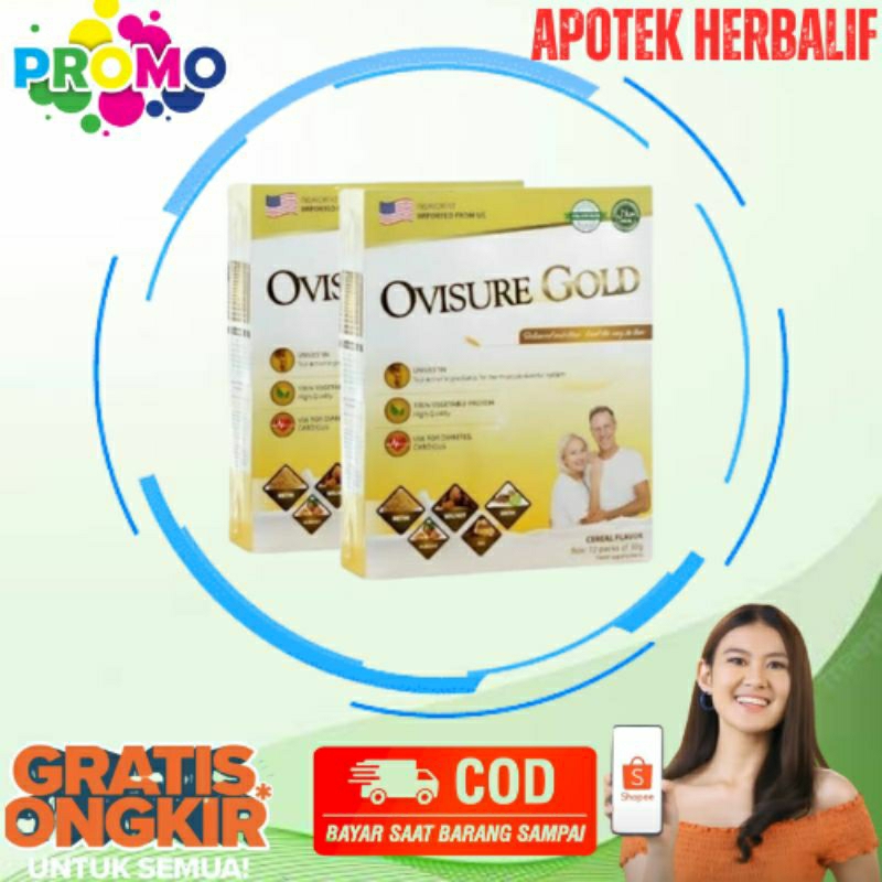 

Ovisure Gold Asli Original Milk Susu Vitamin Tulang Dan Sendi Nyeri Otot Keram Keras Herbal