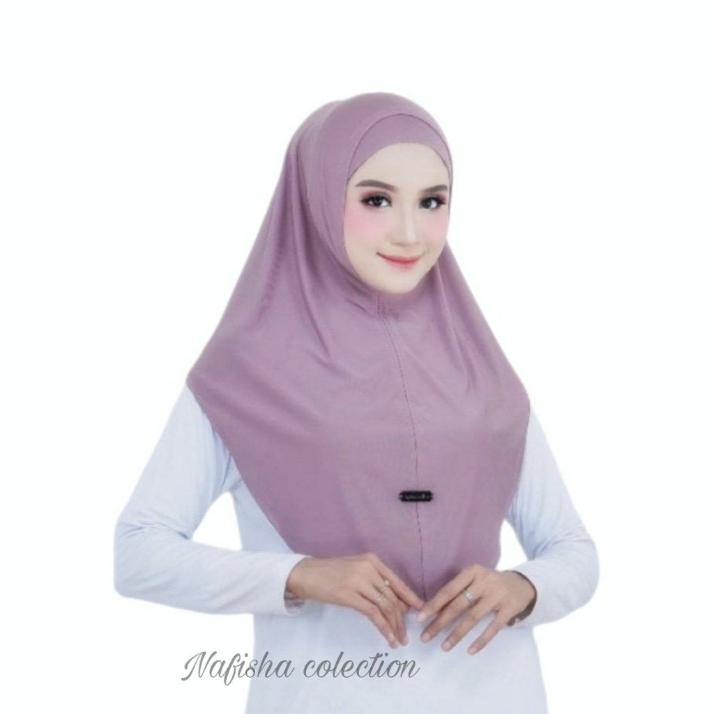 Jilbab instan Hijab Instan Terbaru Kekinian - Jilbab Halimah Inner - Bergo halimah inner Viral