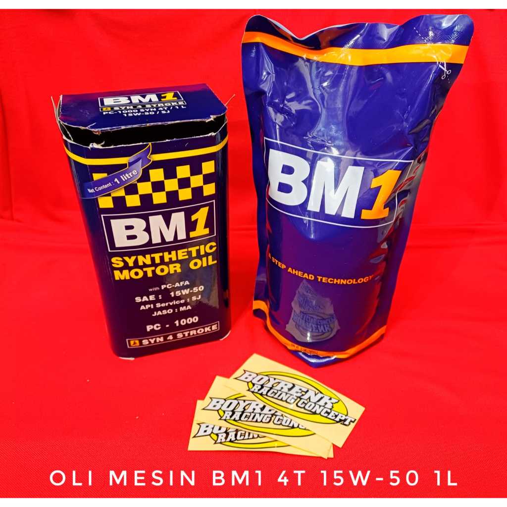 Oli Oil BM1 BM 1 PC 1000 4T 15W50 (1000L)