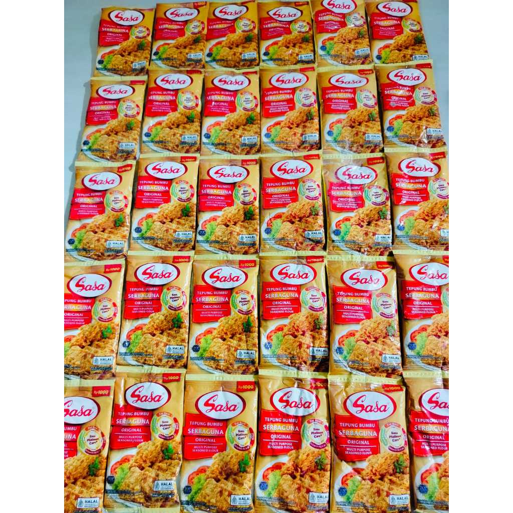 

TEPUNG BUMBU SASA SATU PAKET ISI 30 PCS TERMURAHHHH