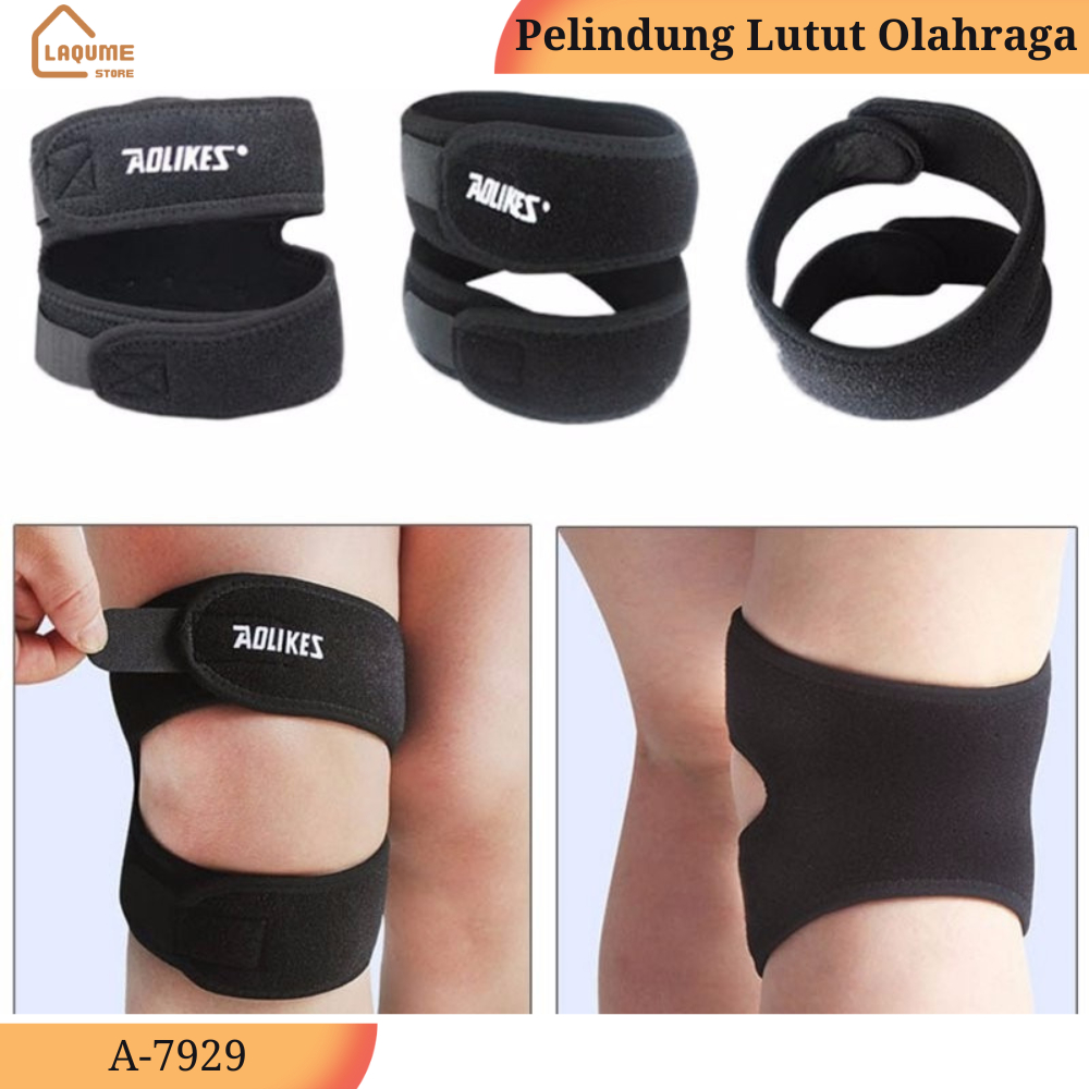 Pelindung Lutut Olahraga Deker Knee Support Fitness Anti Cedera Kaki Sakit Olah Raga Penyangga Sendi