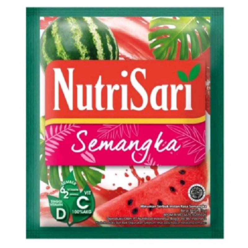 

NutriSari Semangka 1 Renceng 10 Sachet