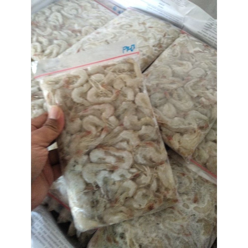 Udang Tanpa Kepala Size Besar / Udang beku pakan arwan 500gr