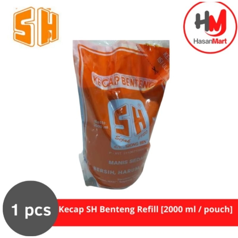 

Kecap Benteng SH Kemasan Pouch 2000 ml