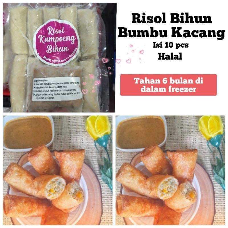 

Risol Kampung Isi Bihun + Bumbu Kacang