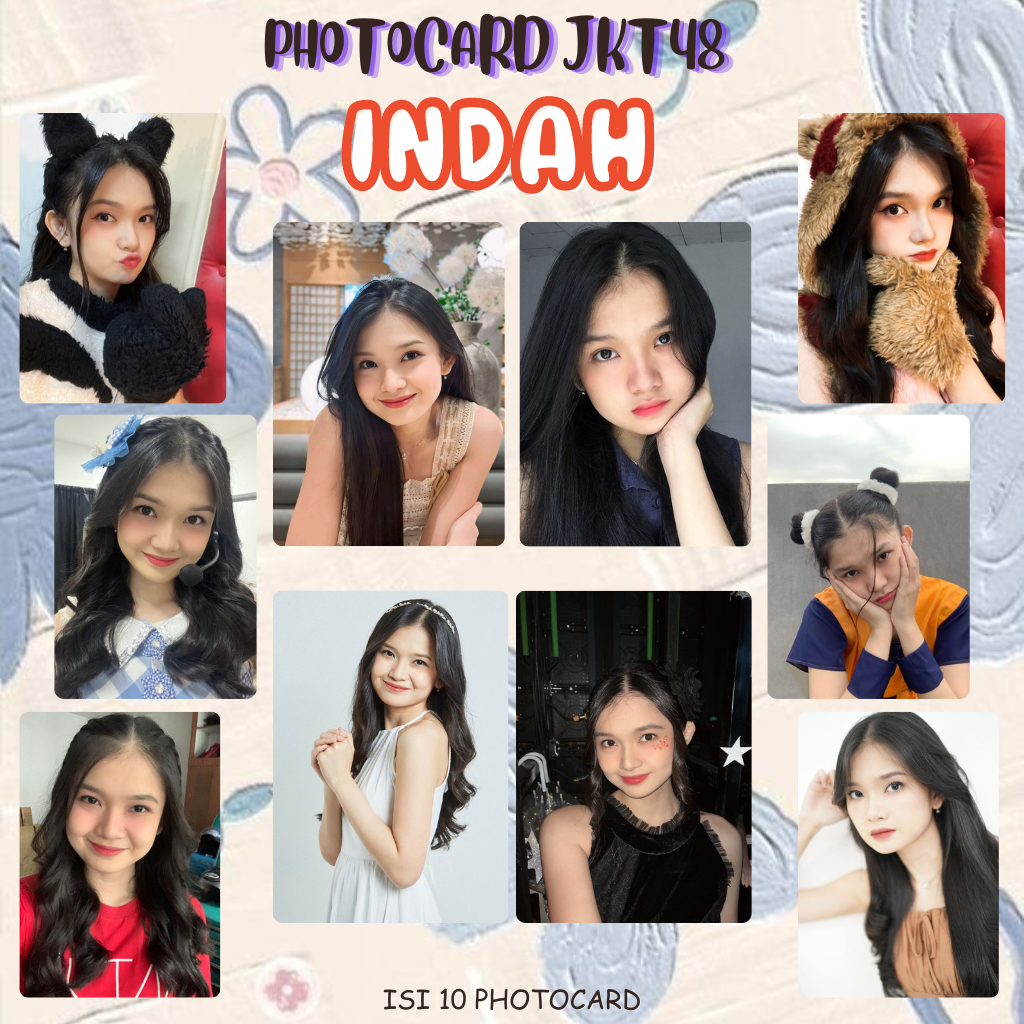 PHOTOCARD INDAH JKT48 | Photocard JKT48 Unofficial Premium