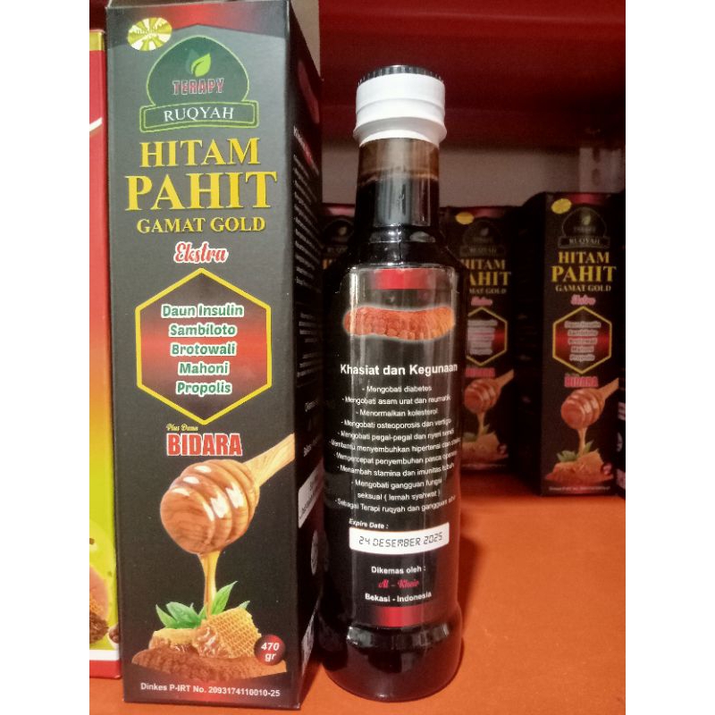 

MADU HITAM PAHIT GAMAT GOLD PLUS BIDARA
