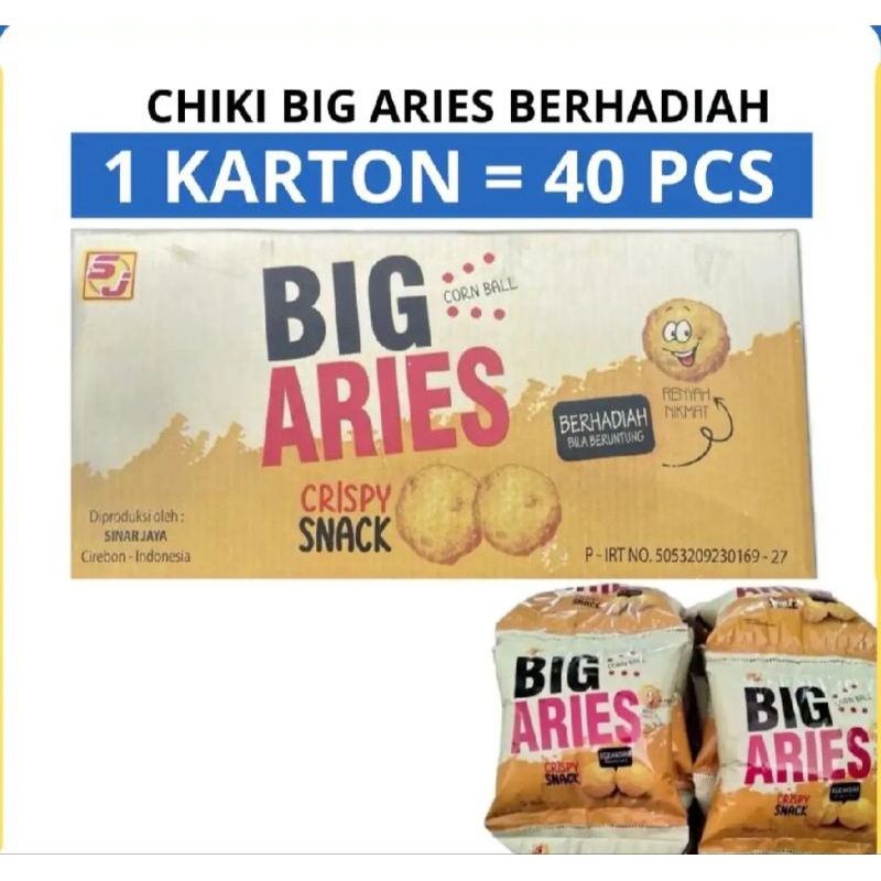 Ciki Big Aries Berhadiah 1Dus 40 Pcs