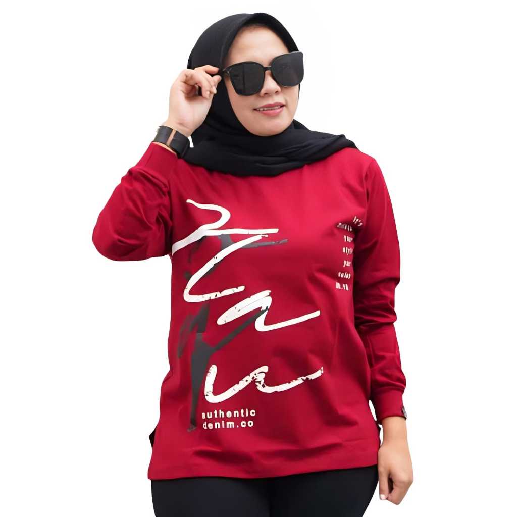 RB Zolaqu original kaos atasan baju zolaqu zolaku wanita perempuan cewek dewasa sablon lengan