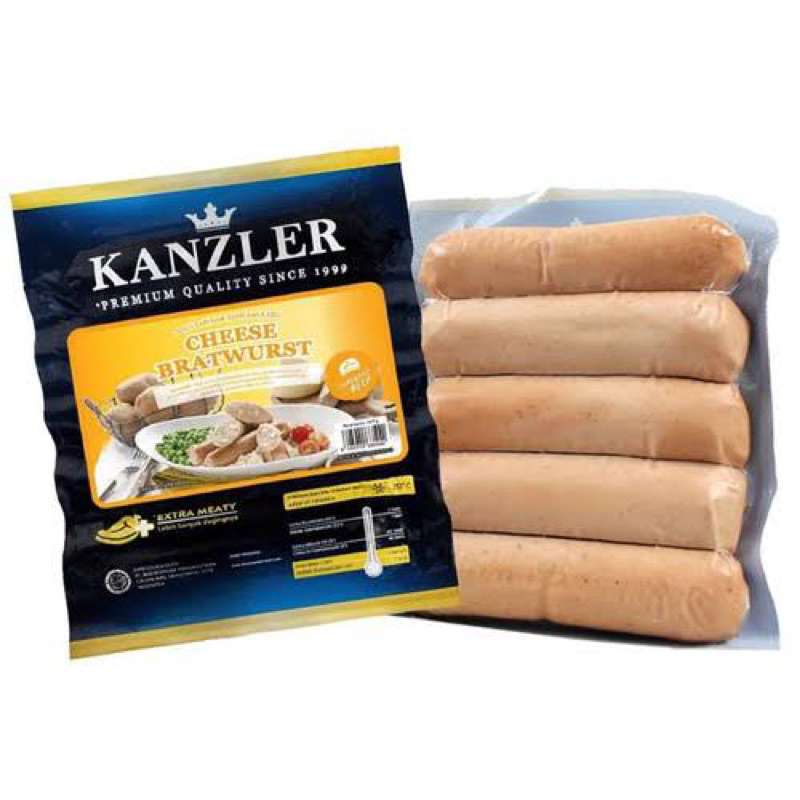 

sosis kanzler cheese bratwurst 360 gr