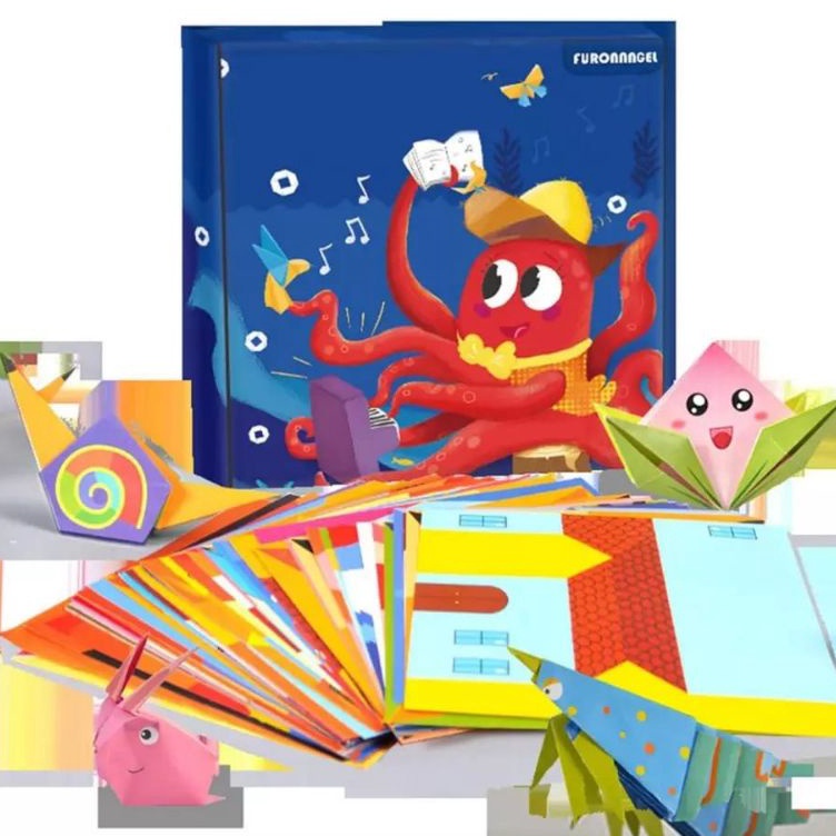 

Ready mrcaisen ORIGAMI 3D permainan mainan kertas lipat 3d kertas origami warna origami hewan O5 J96