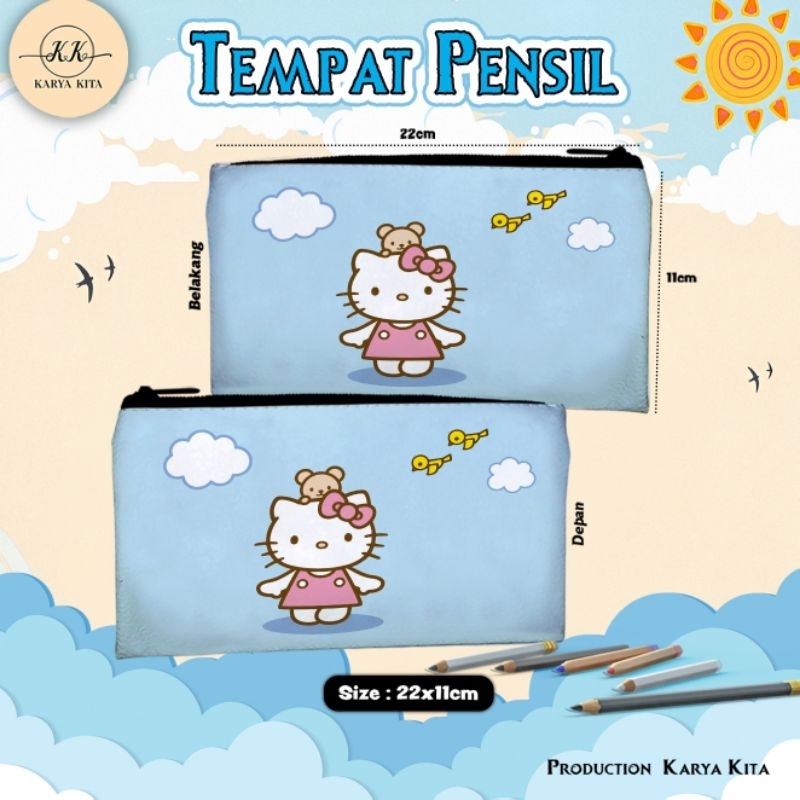 

tempat pensil katalog hello Kitty kode 06