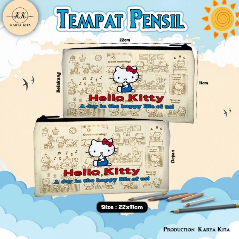 

tempat pensil katalog hello Kitty kode 01