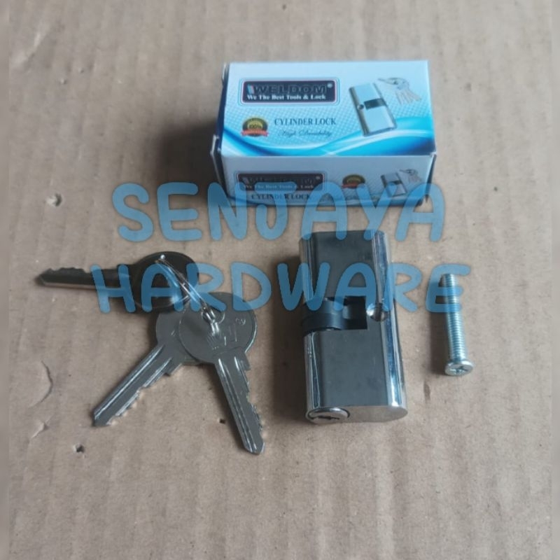 Silinder Kunci Pintu Lluminium Anak Kunci Pintu Aluminium Weldom KCC Y51