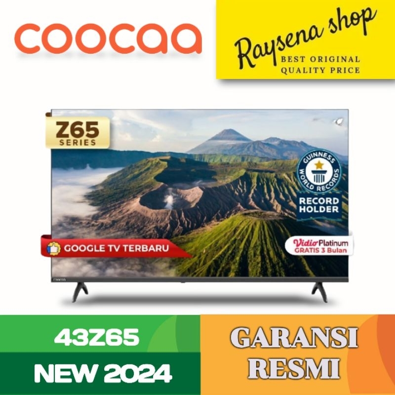 NEW COOCAA 43 inch GOOGLE TV-2K LED-TV (COOCAA 43Z65)