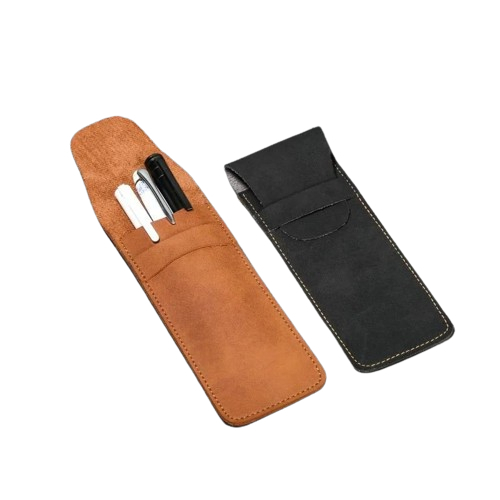 

SARUNG TEMPAT PENSIL PULPEN KULIT ASLI - HOLDER CASE PENA LEATHER ORIGINAL