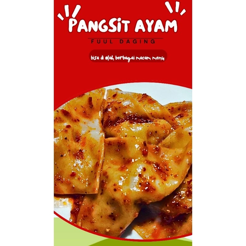 

pangsit full daging ayam 500/pcs