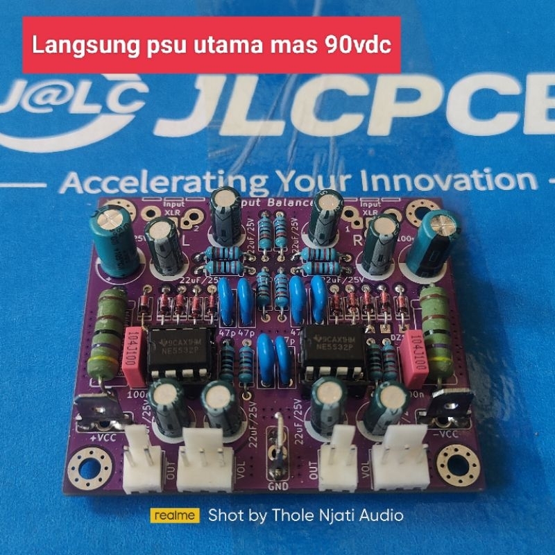 Kit input balance inbal stereo berkualitas Jos