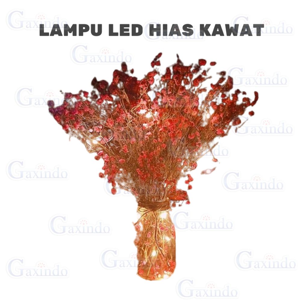 LAMPU LED HIAS KAWAT 10M L046 LAMPU DEKORASI WEDDING NATAL LAMPU HIAS RUMAH