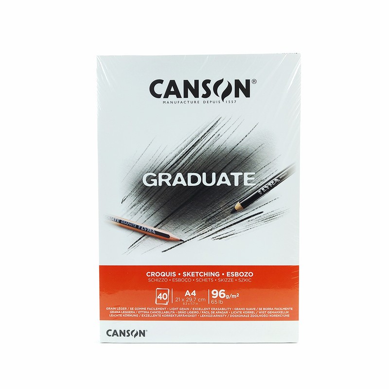 

Canson Graduate Sketching Pads A4- Kertas Untuk Sketsa