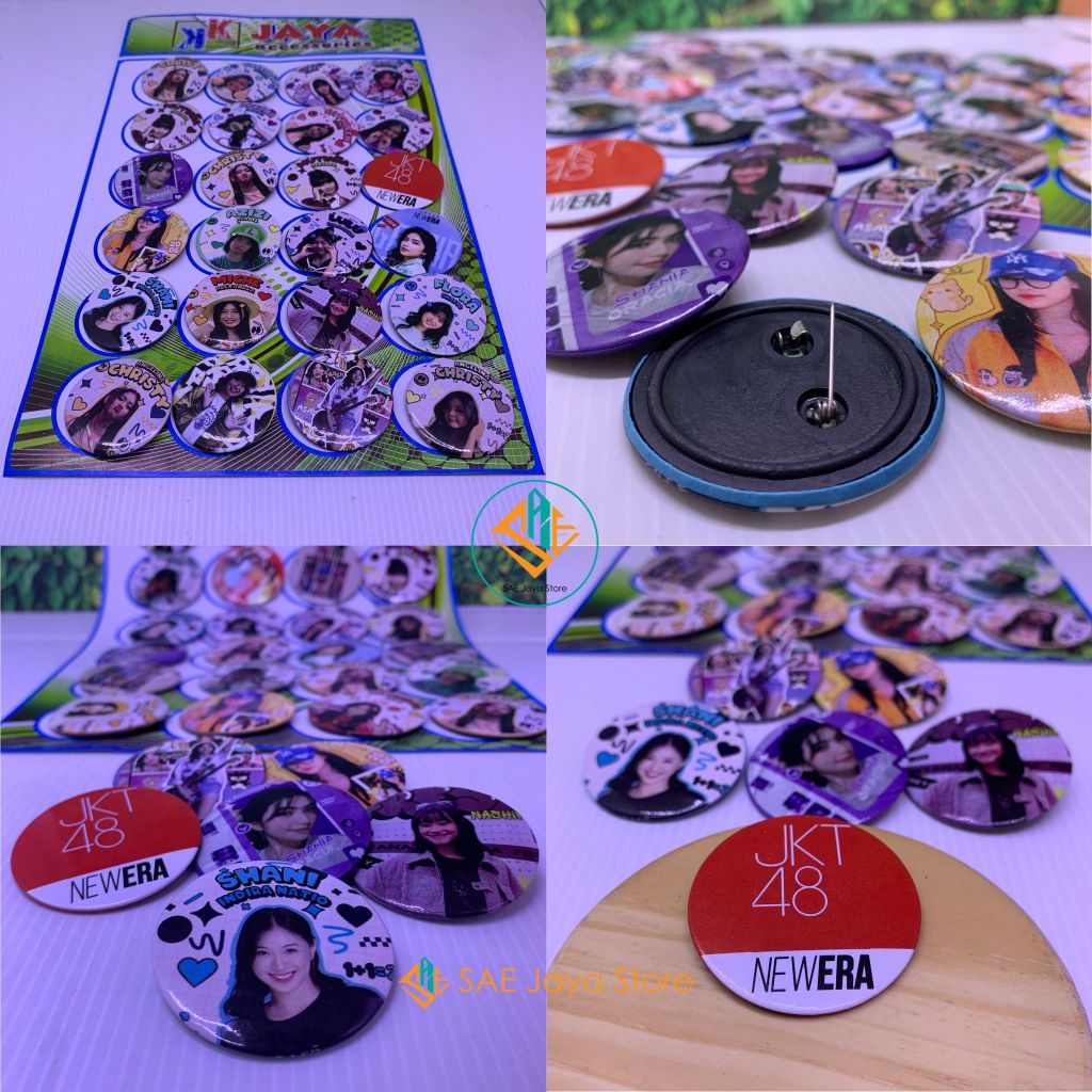 SAE - PIN BROS MOTIF JKT48 / PENITI BROS WOTA JKT 48 / BROS AKSESORIS WOTA JKT48 / AKSESORIS JKT 48