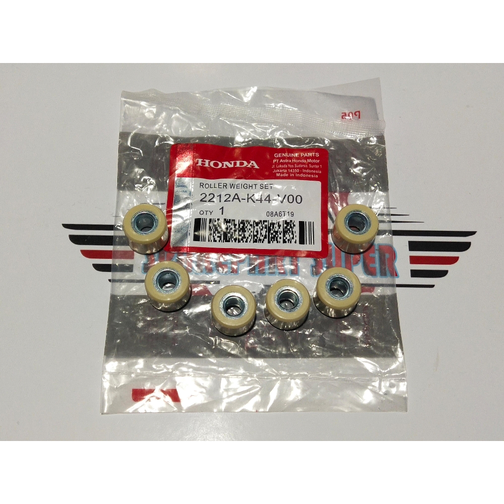 PAKET ISI 10 PCS ROLLER SET K44 BEAT POP ROLLER SET SEPEDA MOTOR HONDA BEAT POP ROLLER SET BEAT POP