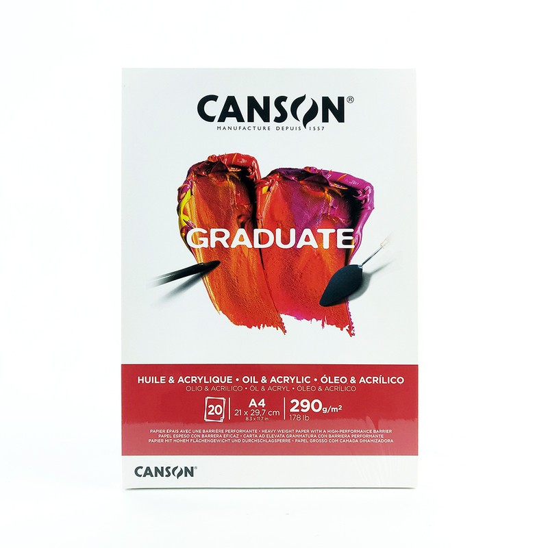 

Canson Graduate Pads For Oil Acrylic A4- Kertas Untuk Cat Minyak Dan Cat Akrilik