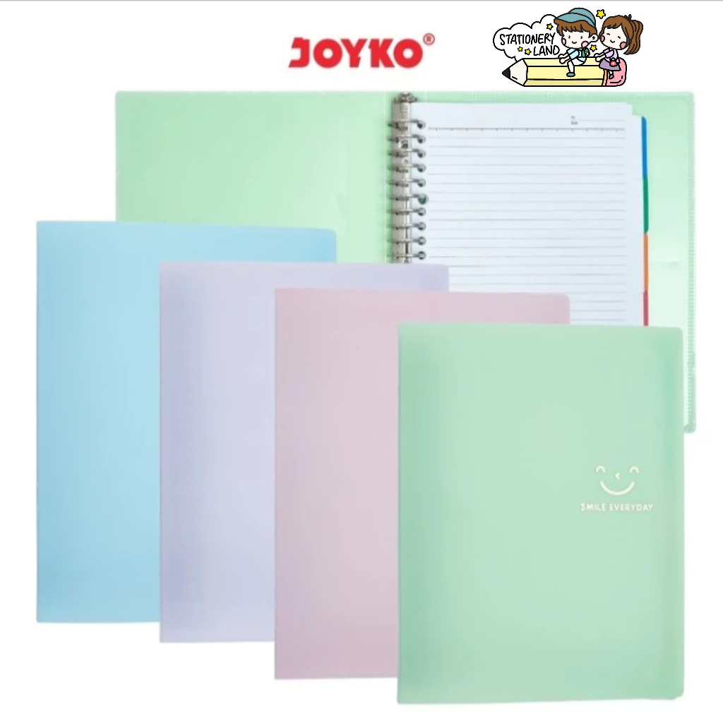 

( StaLand / DAPAT 1 BUAH ) MAP BINDER JOYKO A5 PASTEL / BINDER Note A5 Joyko A5 Polos Pastel MHPT-M516 / MHPTSM-517