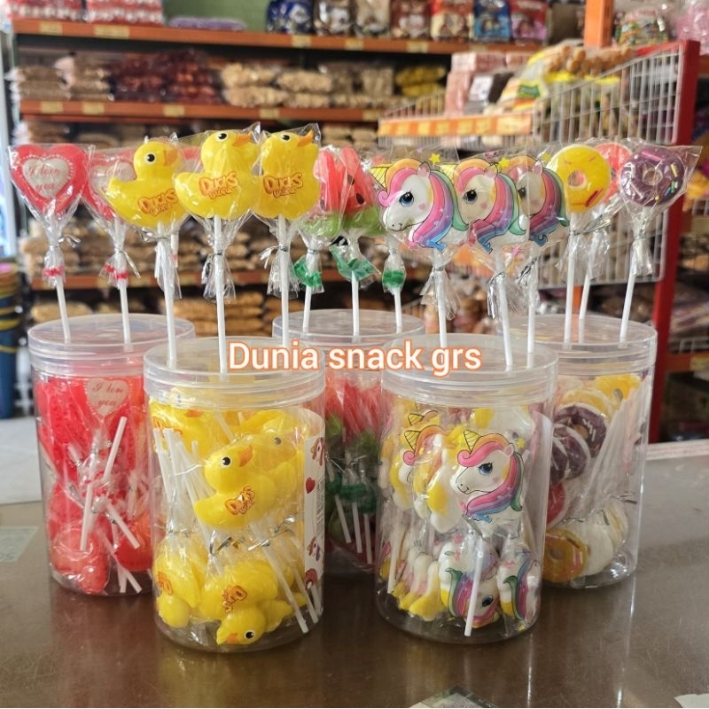 

Lolipop Hoopie Rasa Buah 6 Karakter Berat 450Gr (+-30 biji)