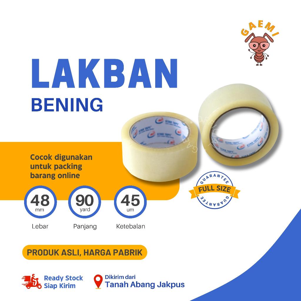 

Lakban Bening 60y 90y dan 100y Per Dus
