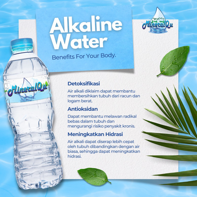 

Botol Mineralqu pH 8+ 330ml X 24pcs