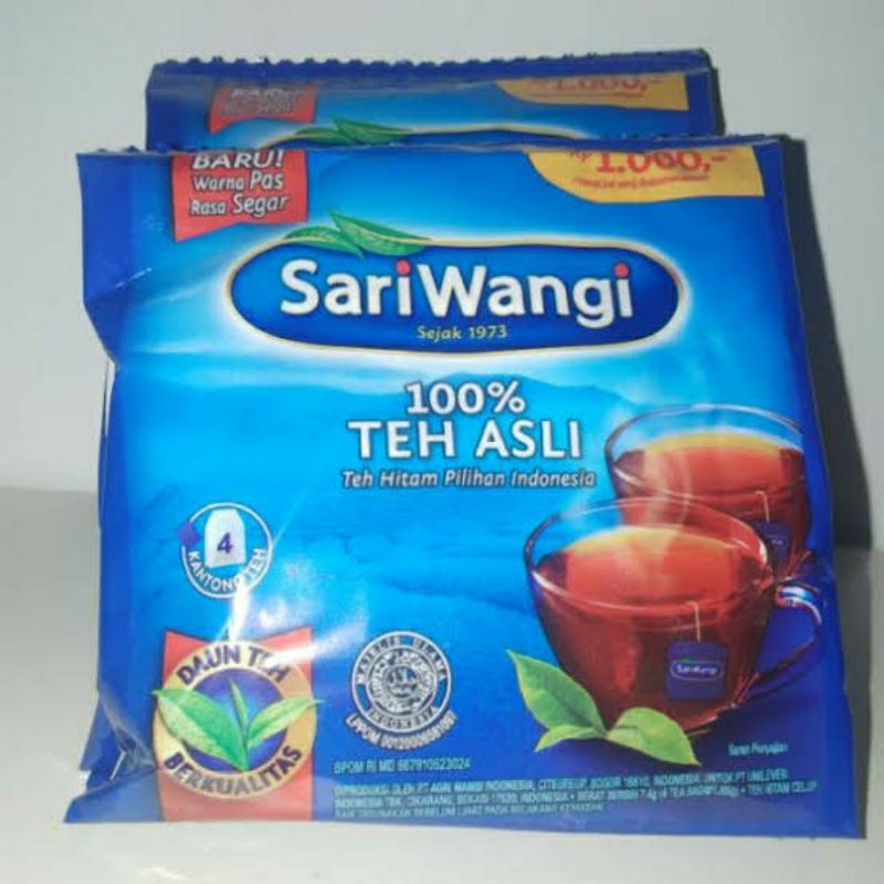 

SARIWANGI TEH CELUP ASLI PERSACHET 1PCS TEH SARIWANGI