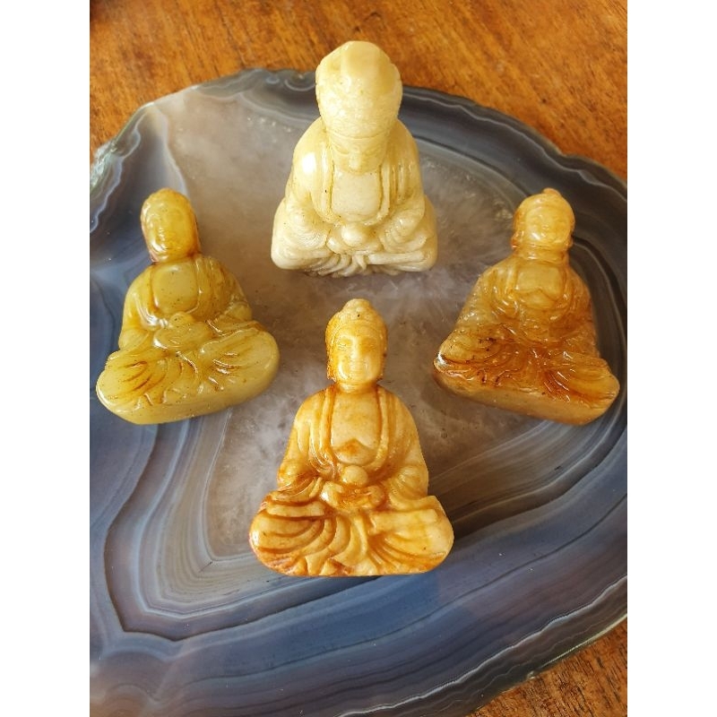 #5804 - [Cuci Gudang] Buddha Giok Tua Patung, Bisa Untuk Liontin, 3D China Jade Gift Asli Fashion Na
