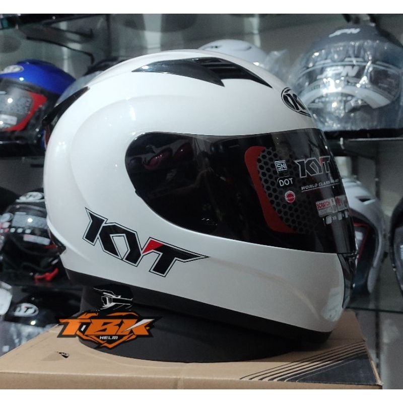 KYT R10 SOLID PUTIH ORIGINAL