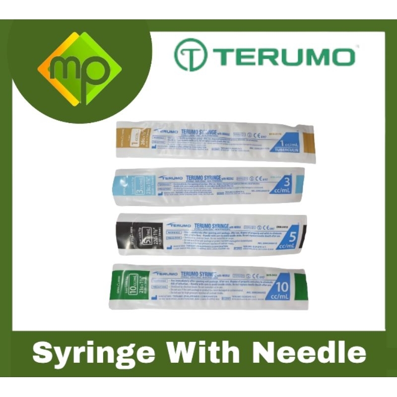 Spuit Terumo 1CC  Syringe Terumo With Needle 3CC 5CC 10CC  Suntikan Terumo 1CC
