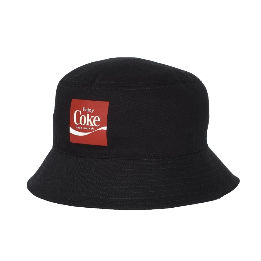 Topi Kalibre Coca-Cola Bucket Hat Fashion 940107000 / 940107 000 Black Original 100 - Hitam