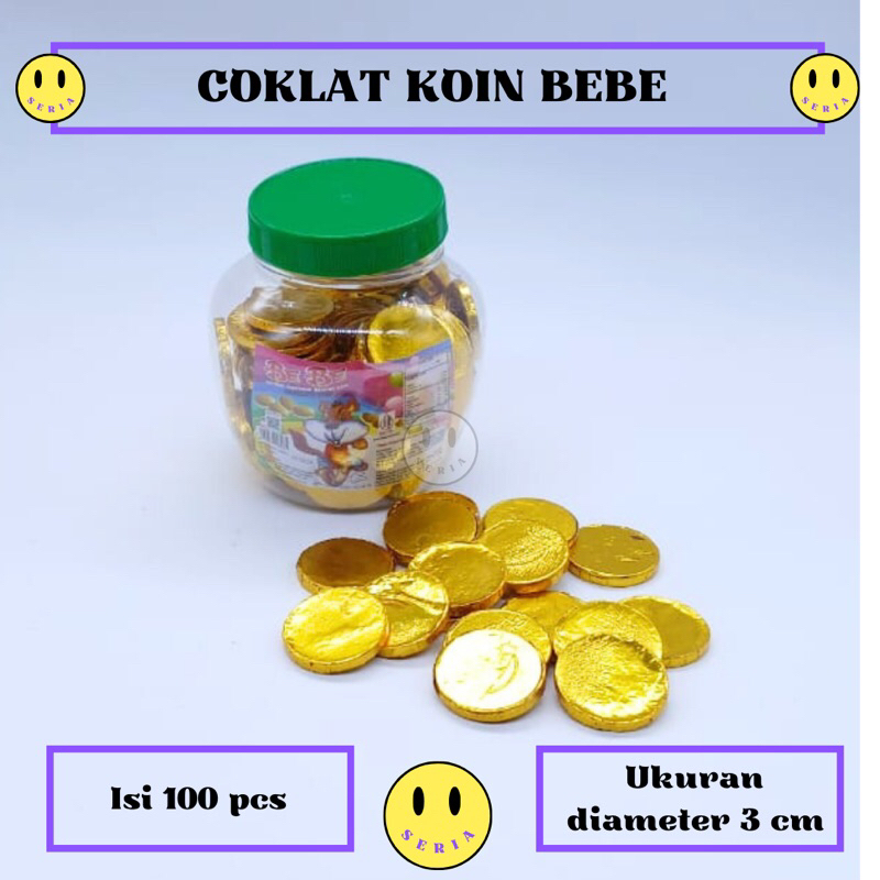 

Coklat Koin Emas / Coklat Koin Bebe Isi 100 Pcs