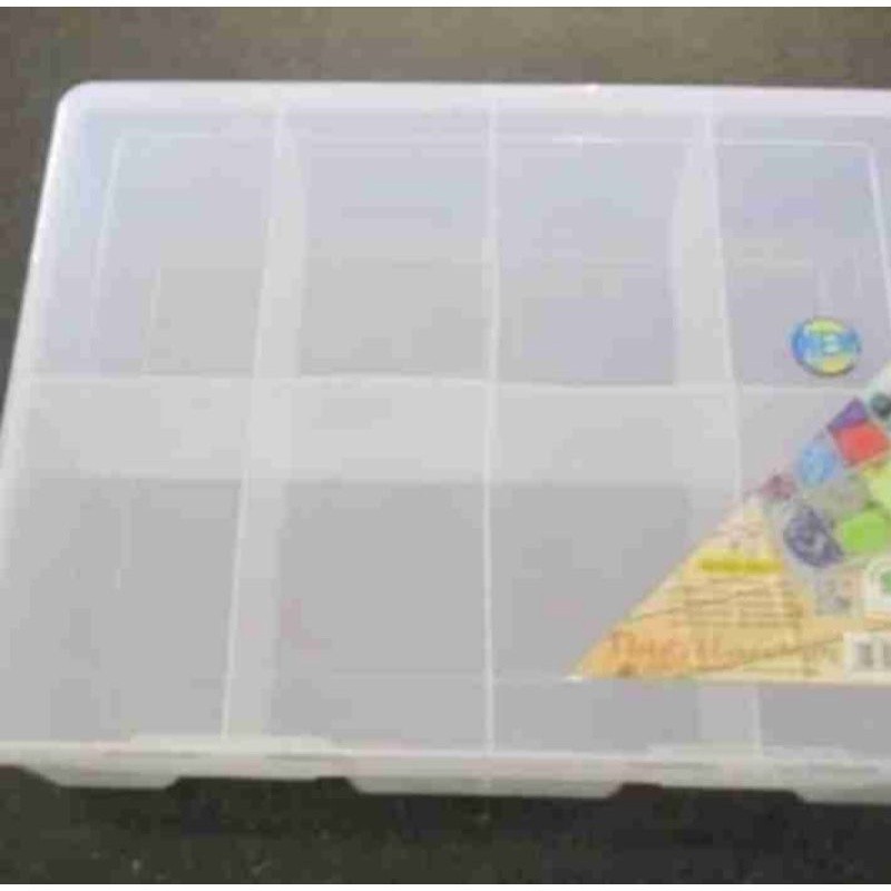 Kotak/Tempat Perkakas 8 Sekat 1449 Green Leaf Box Serbaguna