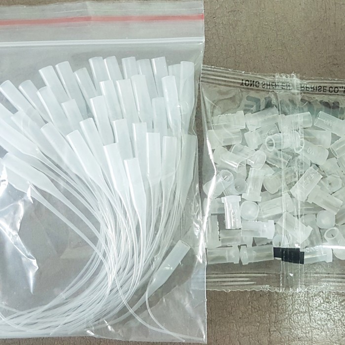 

50 Pcs Selang dan Jarum Jarum pentul lem selang lem jarum lem selang lem g jarum lem g