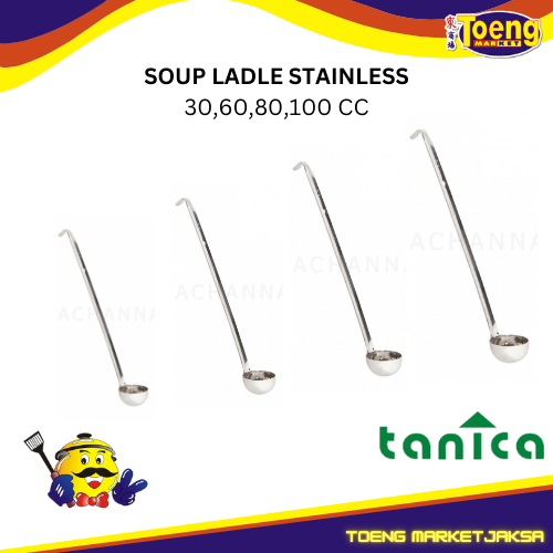 SOUP LADLE STAINLESS 100cc #22-100 IU TANICA