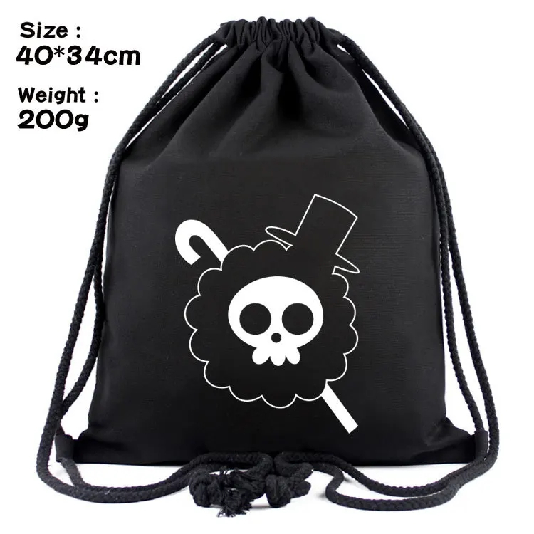 TAS SEKOLAH SERUT ANIME ONE PIECE - TAS TALI TANGAN - TAS PRIA GENDONG WATERPROOF - KAPASITAS BESAR 