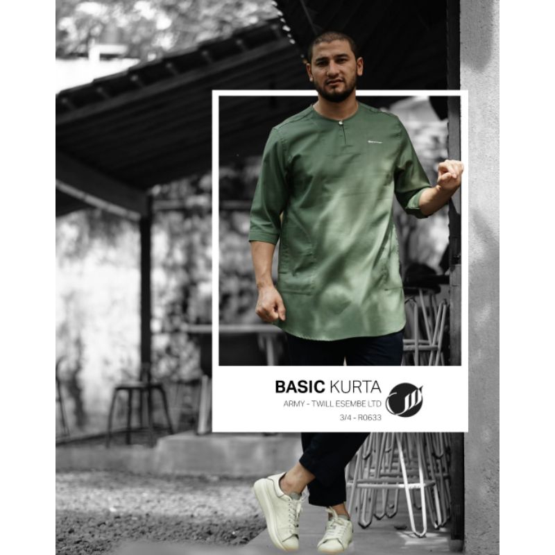 Samase Basic Kurta Army R036
