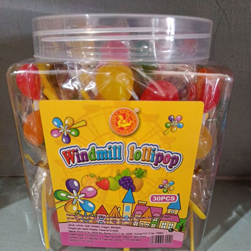 

Chen liang ji lollipop windmill isi 30 pcs