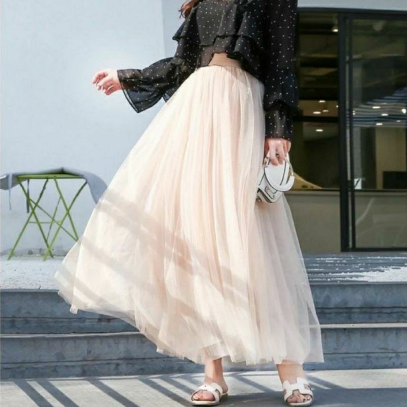 pengiriman cepat TERBARU (Bisa COD)ROK TUTU PANJANG IMPORT ROK TUTU BANGKOK PREMIUM ROK TUTU ORI