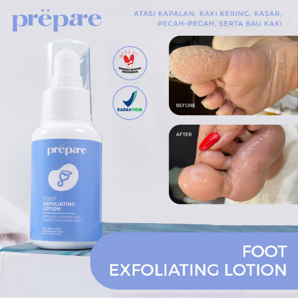 PREPARE Penghalus Tumit Kaki Obat Kaki Pecah Pecah dan Kering Obat Kapalan Kaki Penghalus Kaki Rusak