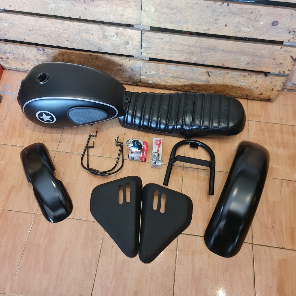 PAKET JAPSTYLE KARBU SCORPIO TIGER GL MEGAPRO PULSAR THUNDER